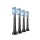 Końcówka do szczoteczek Philips Sonicare Końcówki C3 Premium Plaque Defence Czarne 4 szt. HX9044/88